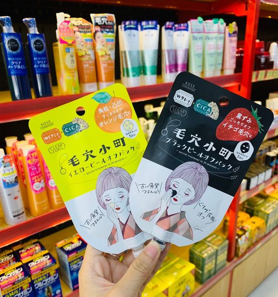 Mặt nạ bùn Clear Turn Keana Komachi Black Peel Off Pack dạng lột (2 loại)