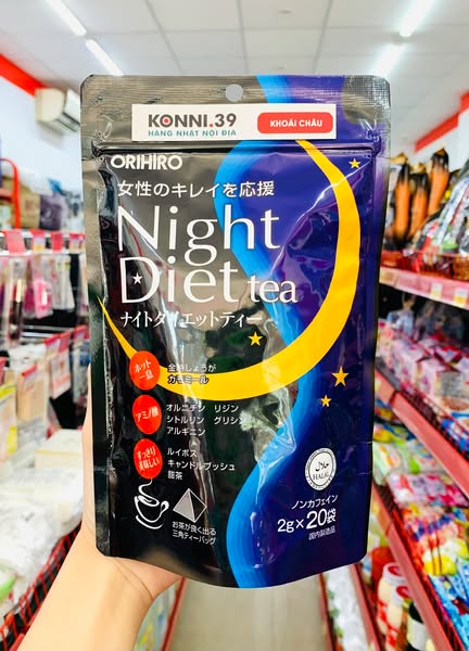 Trà Giảm Cân Orihiro Night Diet Tea 20 Gói