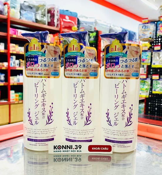 Gel Tẩy Tế Bào Chết Hatomugi Platinum Label Chai 300g