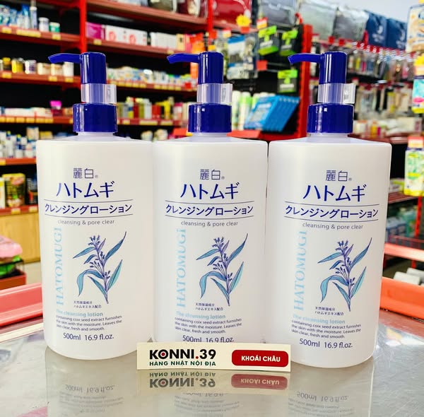 Nước Tẩy Trang Hatomugi Cleansing & Pore Clear 500ML