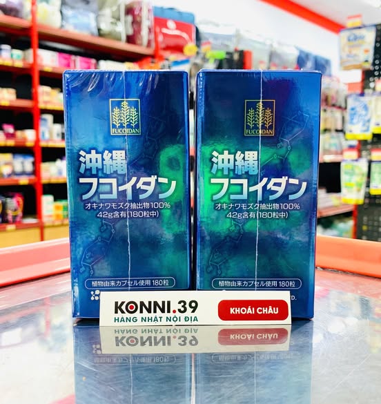 Viên Uống Okinawa Fucoidan Hỗ Trợ Điều Trị, Chống Ung Thư 180 Viên