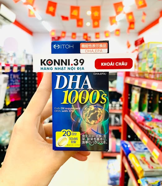 Viên Uống Bổ Não ITOH DHA 1000 - 120 Viên