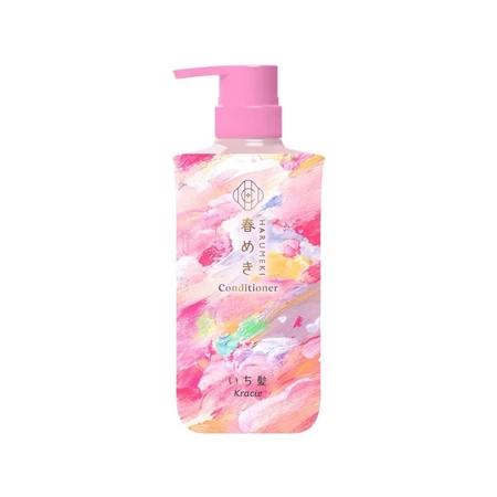 Bộ Dầu Gội Và Dầu Xả Kracie ICHIKAMI Harumeki Sakura Limited Edition - Hương Hoa Anh Đào 480ML