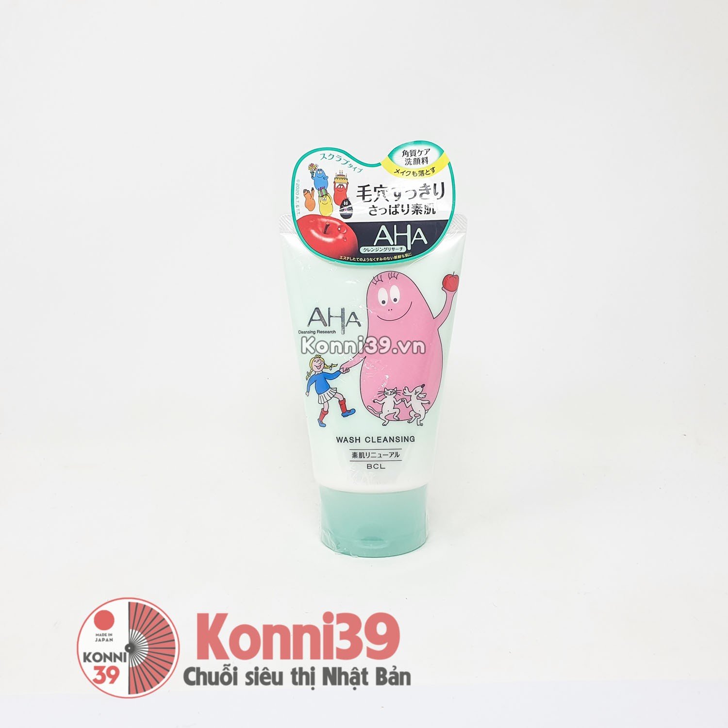 Sữa rửa mặt tẩy trang BCL AHA Wash Cleansing 120g (Da dầu dạng hạt)