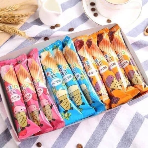 Bánh kem ốc quế Glico