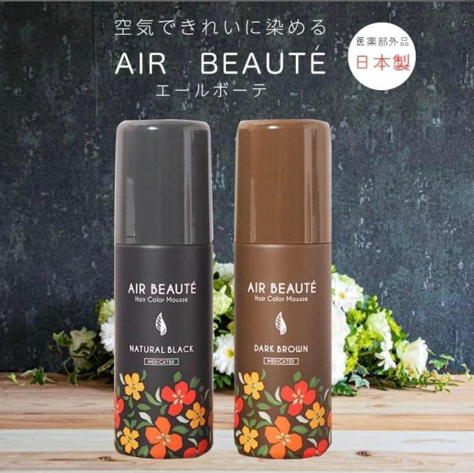 Thuốc nhuộm tóc phủ bạc cao cấp Air Beaute - màu nâu sậm