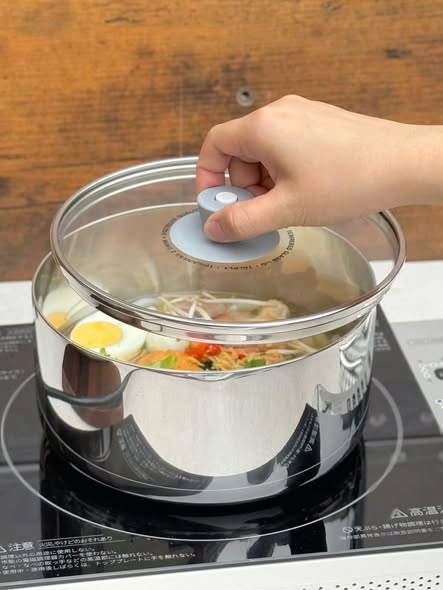 Bộ 2 Nồi Inox Đa Năng Kiêm Âu Đựng Thực Phẩm Kaiyo - Dáng Thẳng, Size 18,20Cm