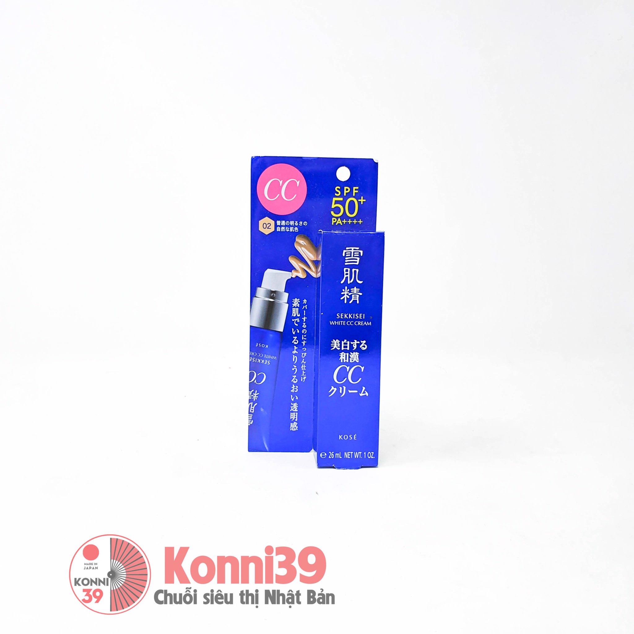 Kem trang điểm Kose Sekkisei CC Cream SPF50+/PA++++ 50g (2 màu)
