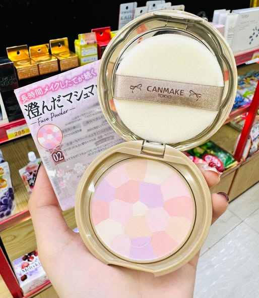 Phấn Phủ Đa Sắc Siêu Mịn Canmake Marshmallow Finish Powder Abloom Màu 02 Sakura Tulle