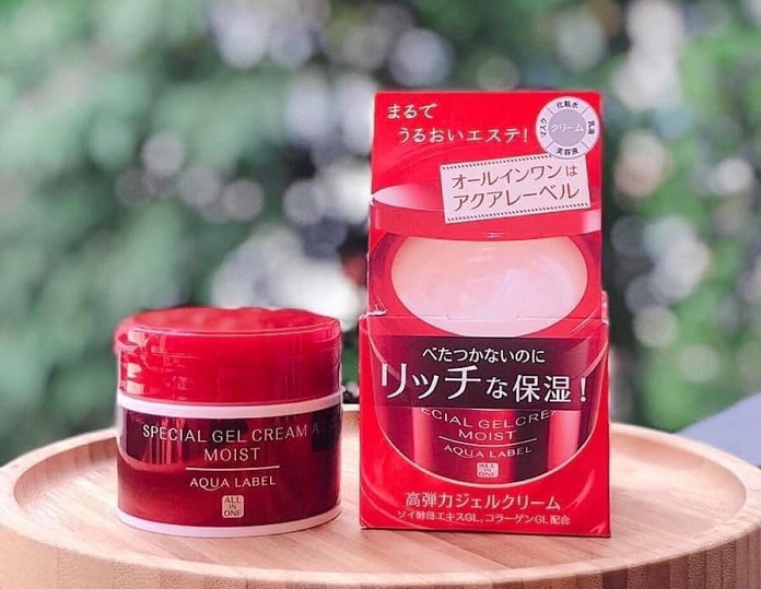 Kem dưỡng chống lão hóa Shiseido Aqualabel Special Gel 70g (màu đỏ)