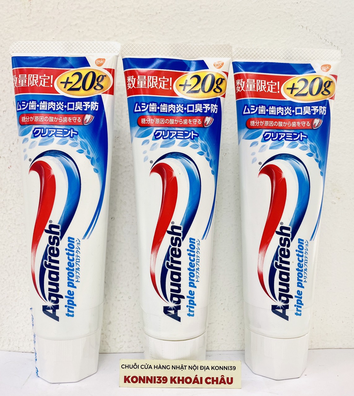Kem đánh răng Aquafresh +20gr ( vị bạc hà )