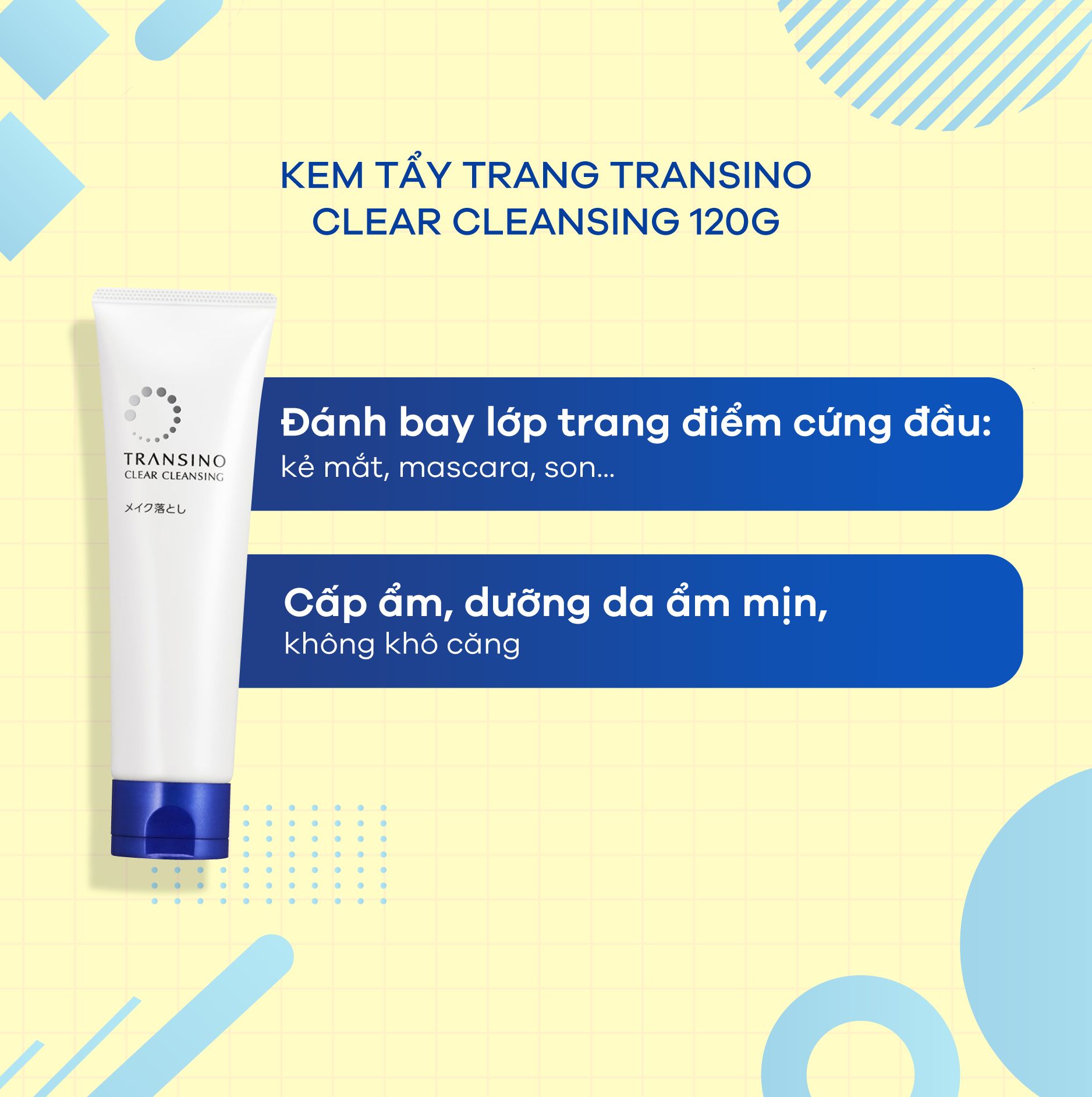 Kem Tẩy Trang TRANSINO 120G