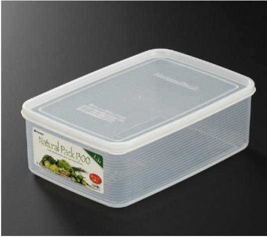 Hộp thực phẩm chữ nhật, nắp mềm 1300ml