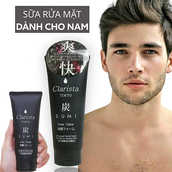 Sữa Rửa Mặt Than Hoạt Tính Clarista 130G