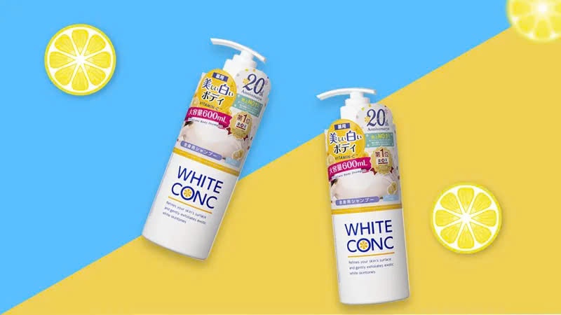 Sữa Tắm White Conc Body Shampoo Trắng Da 600Ml
