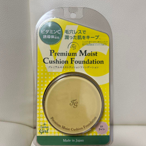 Phấn Nước Tiara Girl TG Premium Moist Cushion Vitamin C tone 01 ( trắng sáng)