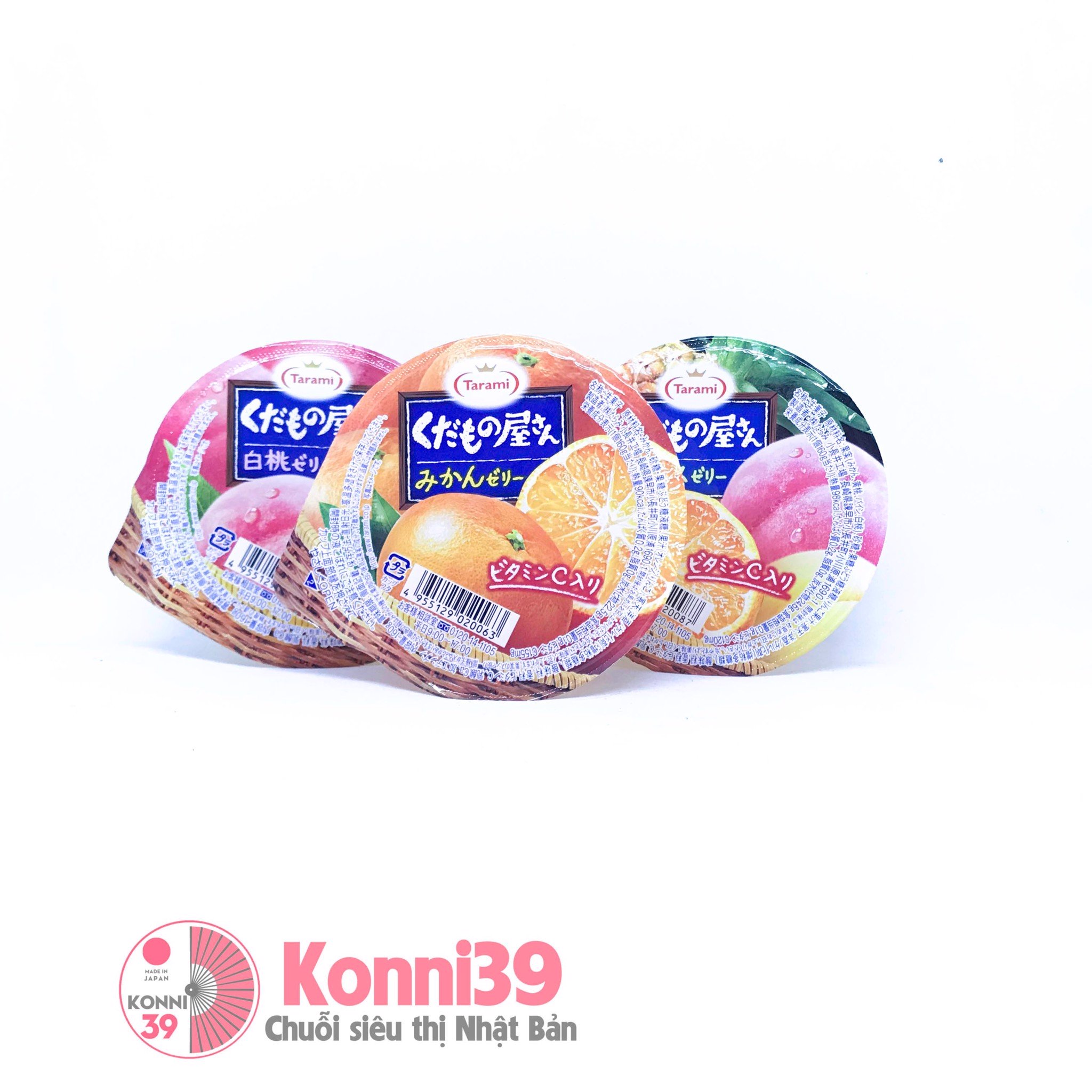 Thạch hũ Tarami vị quýt 160g