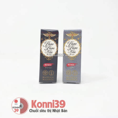 Son môi Shiseido Majolica Majorca Pure Pure Kiss 2.3g (Màu đỏ RD411)