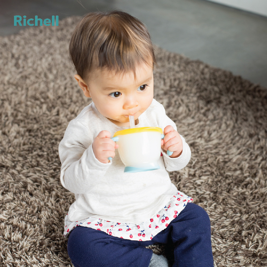 Cốc tập uống Richell ( Nắp Vàng )