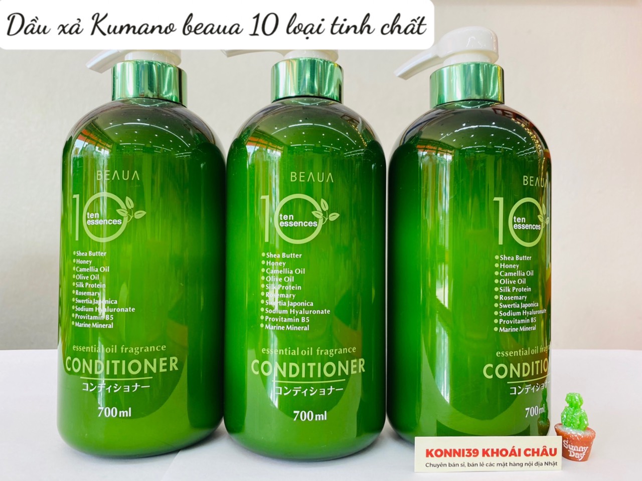 Dầu xả KUMANO Beaua 10 loại tinh chất 700ml