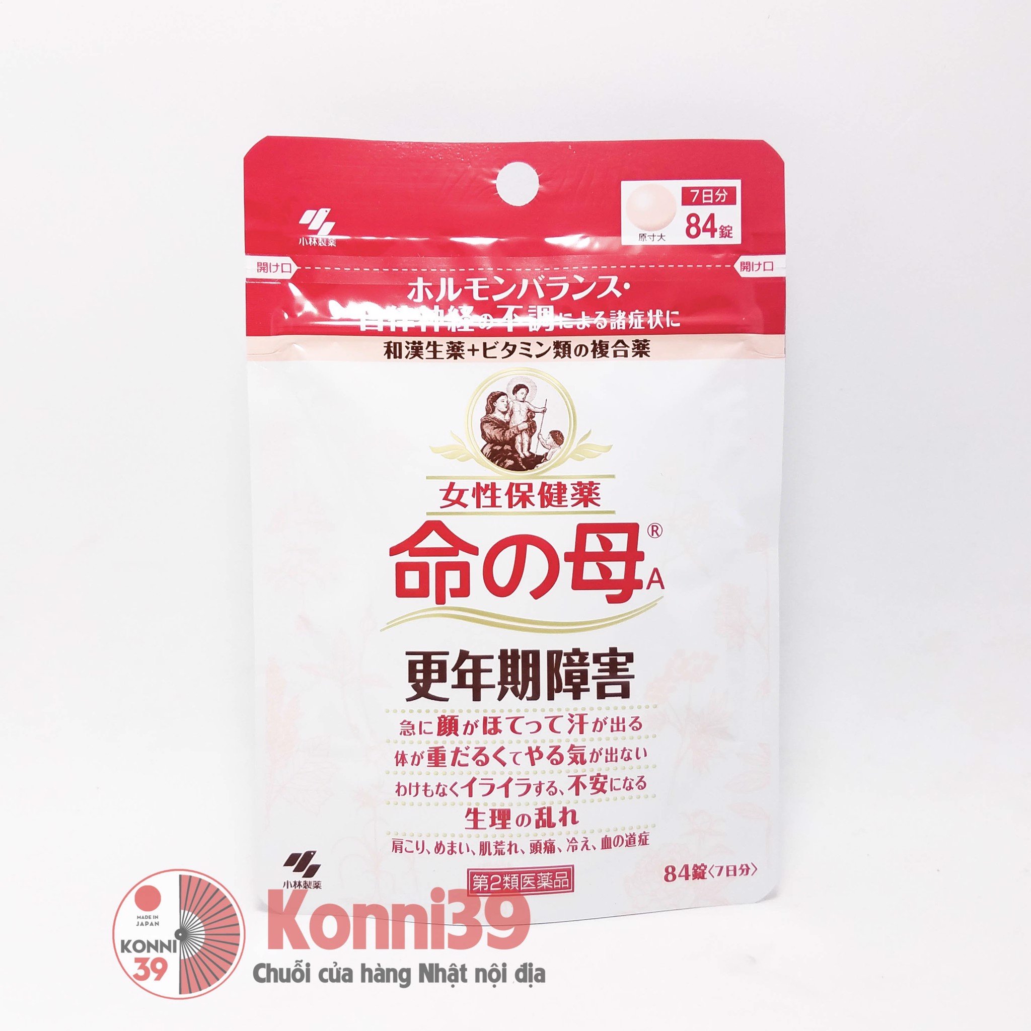 Viên uống tiền mãn kinh Kobayashi Inochi no Haha 84 viên