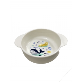 Bát ăn cho bé có quai cầm, hình cá voi