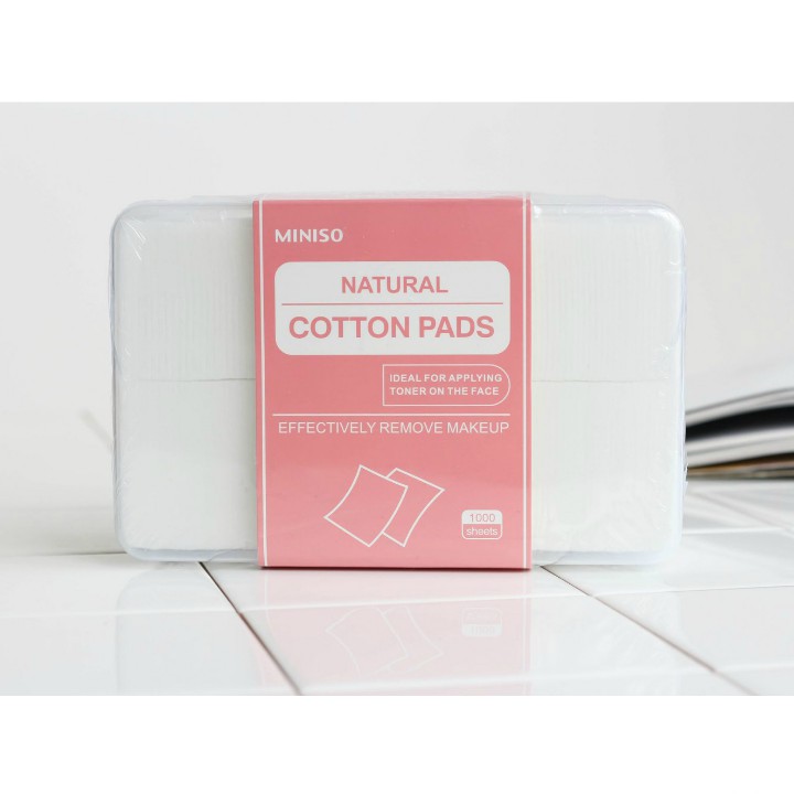 Bông tẩy trang miniso 1000m