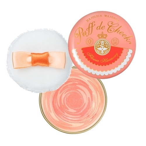 Phấn má trang điểm Shiseido Majolica Majorca Puff de Cheek hương hoa 5.8g (RD303)