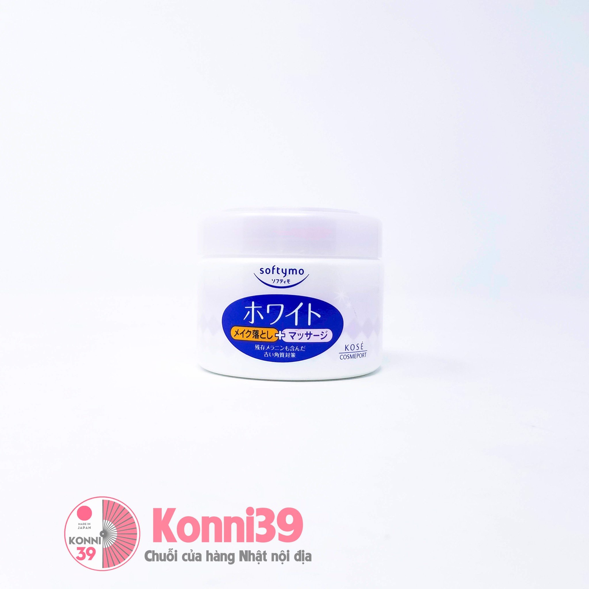 Kem tẩy trang kèm mát xa Softymo trắng da 300g