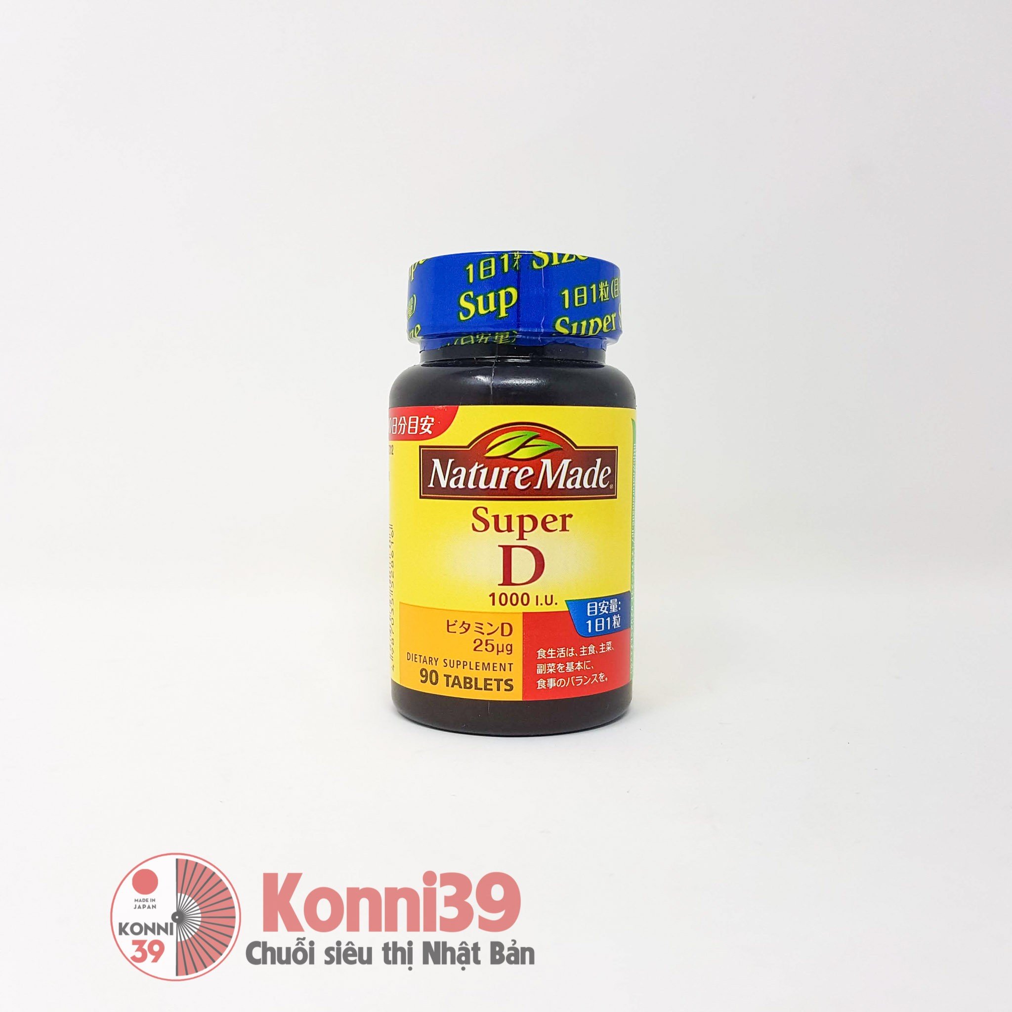 Viên uống Naturemade bổ sung vitamin D 90 viên