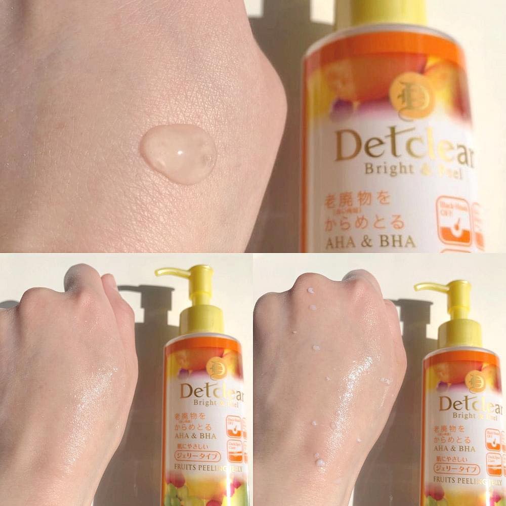 Gel Tẩy Tế Bào Chết Detclear MEISHOKU 180Ml - Cam ( Hương Hoa Quả)