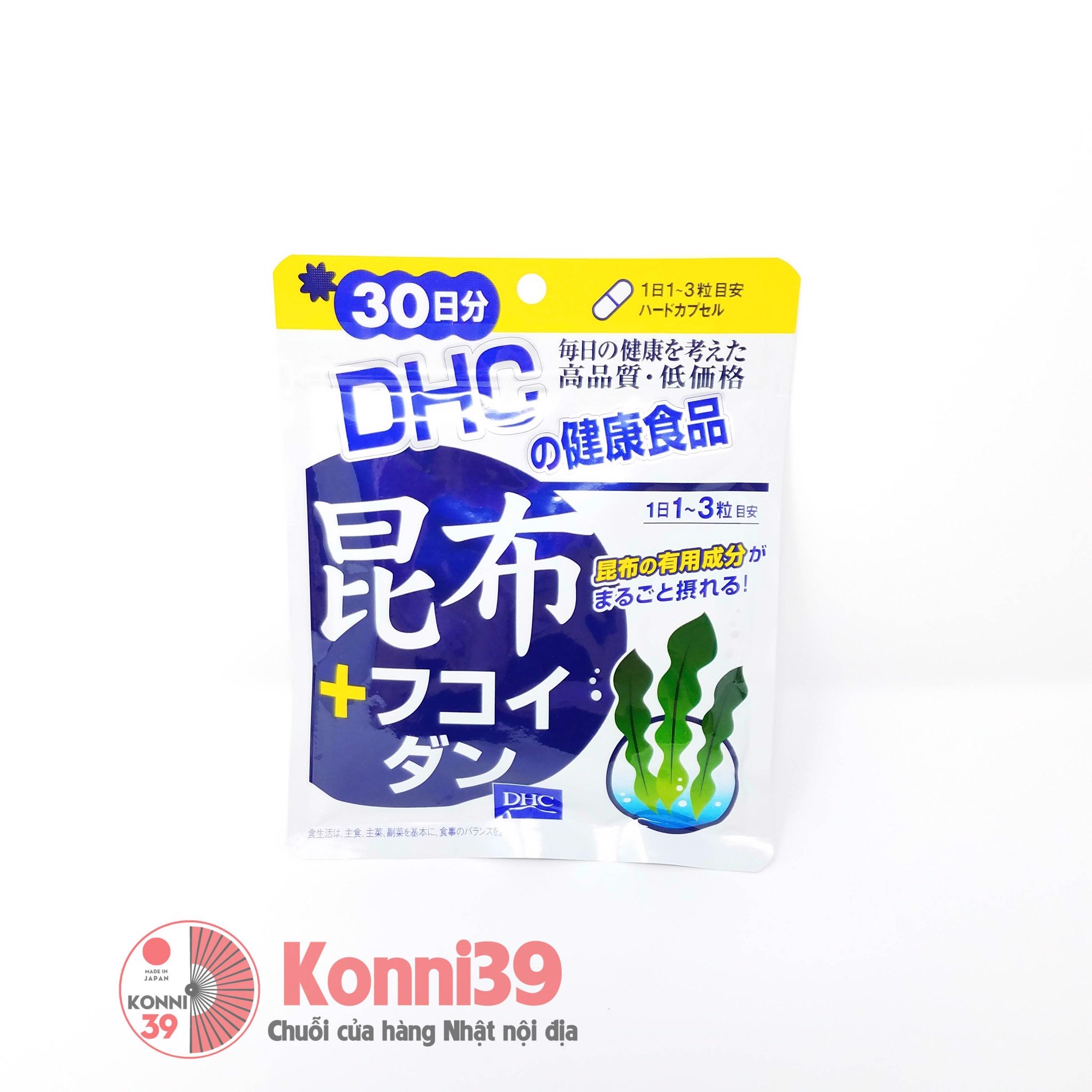Viên uống bổ sung tảo biển và Fucoidan DHC 90 viên