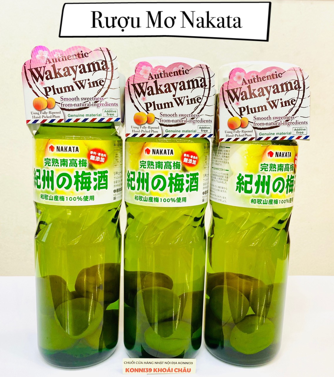 Rượu mơ Nakata 720ml
