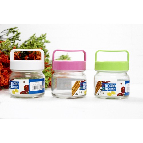 Lọ thủy tinh có quai xách 200ml