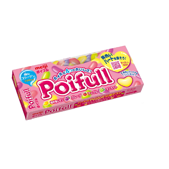 Kẹo dẻo Meiji Poifull mix vị 53g
