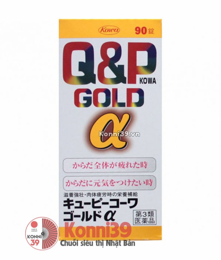 Viên uống Q&P Gold Alpha bổ sung vitamin, chống suy nhược, tăng sức đề kháng 90 viên