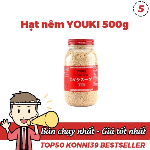 Hạt nêm Youki chiết xuất thịt và rau củ 500g