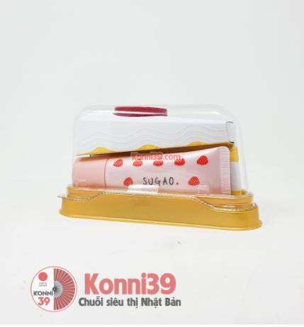 Set trang điểm Sugao gồm kem nền và má hồng đa năng hình bánh kem 4.4g (2 màu)