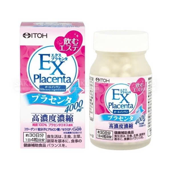 Viên Uống Nhau Thai Cừu EX Placenta ITOH Nhật Bản - 120 Viên