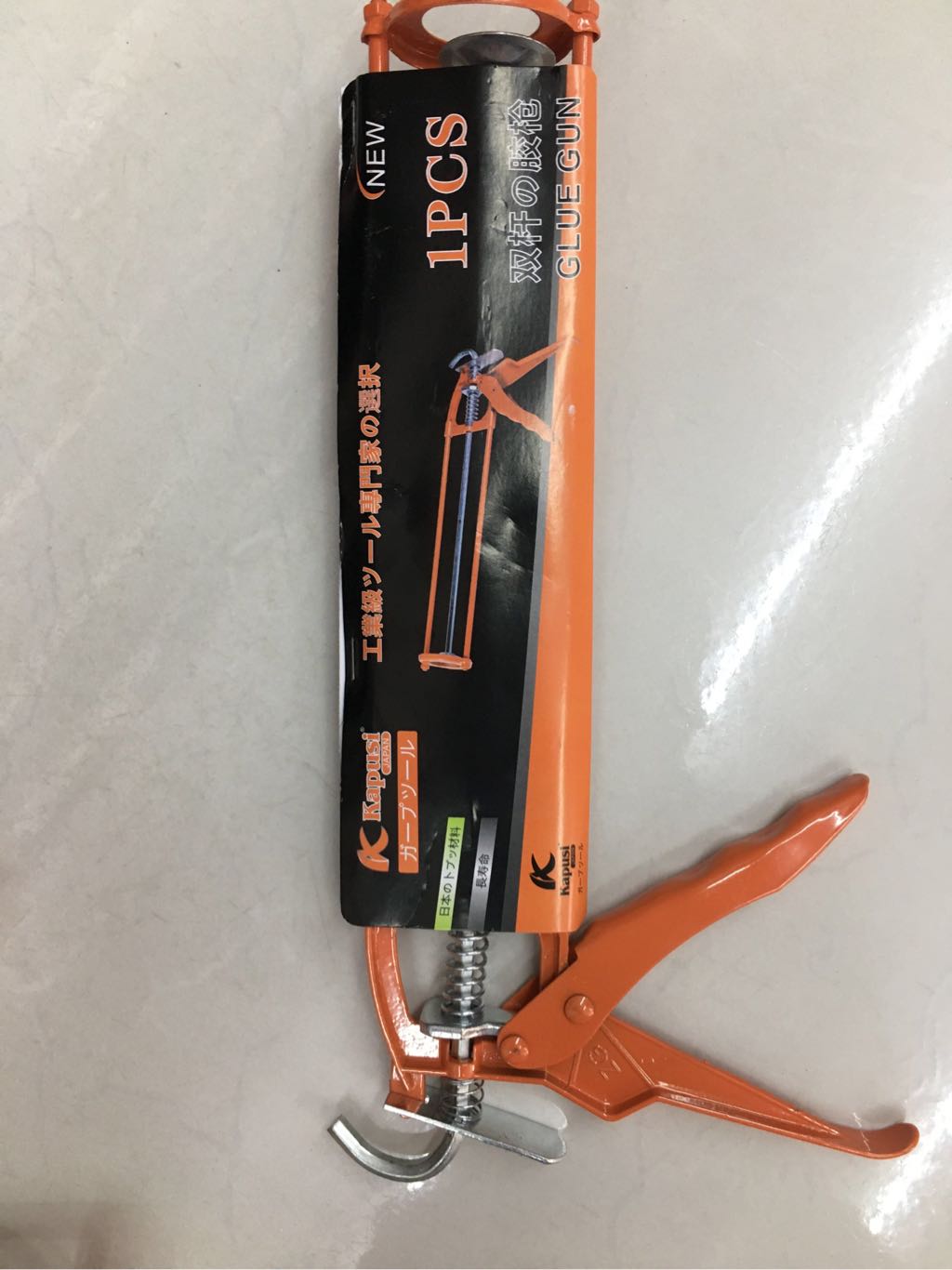 Súng bắn keo Silicon Kapusi 9' tay CAM NHẠT_MỎNG (30C/T)