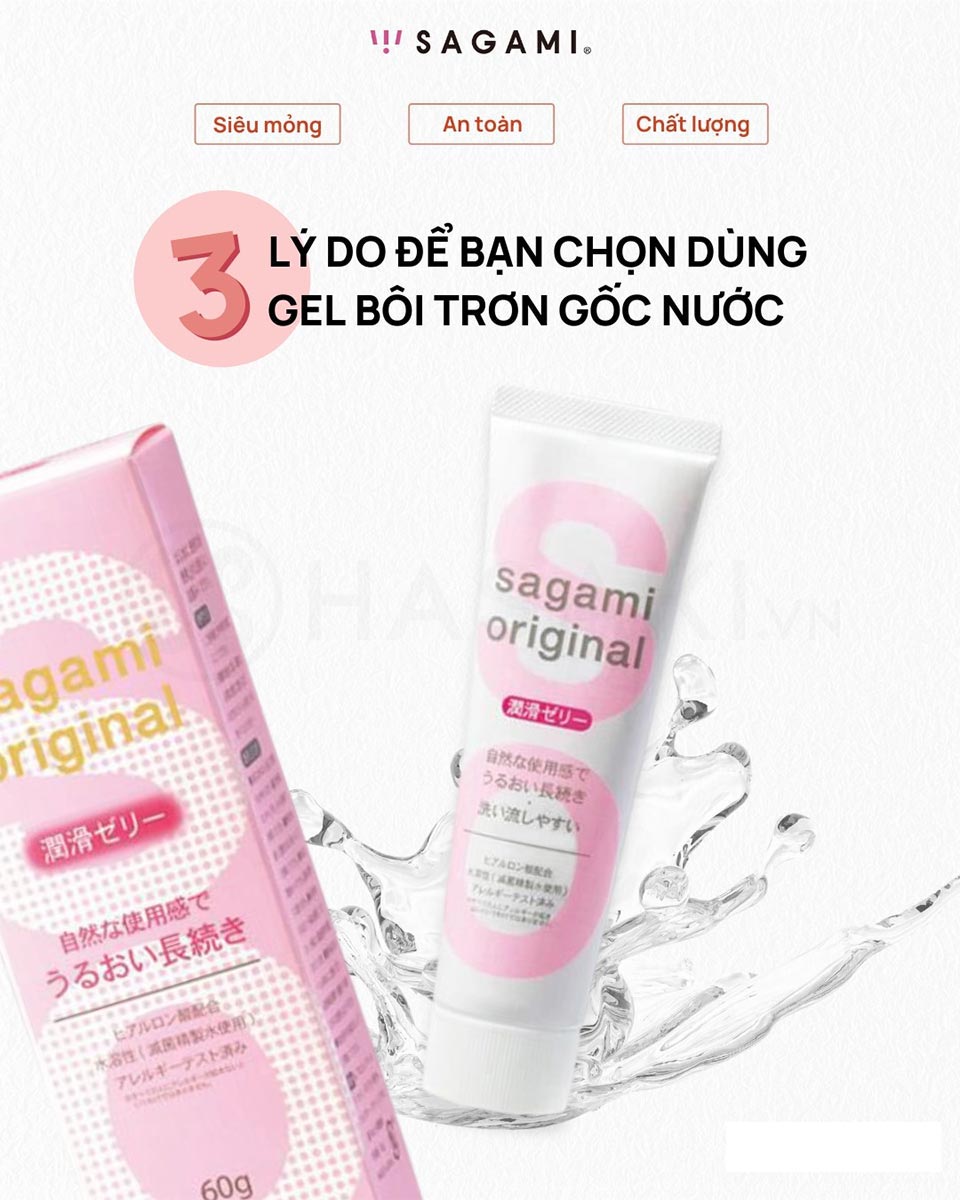 Gel bôi trơn SAGAMI Original 60g