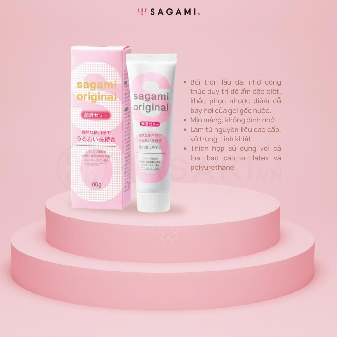 Gel bôi trơn SAGAMI Original 60g