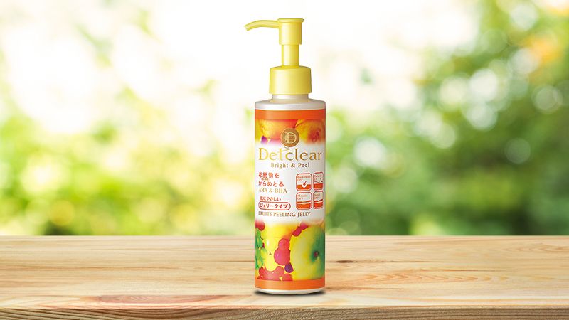 Gel Tẩy Tế Bào Chết Detclear MEISHOKU 180Ml - Cam ( Hương Hoa Quả)
