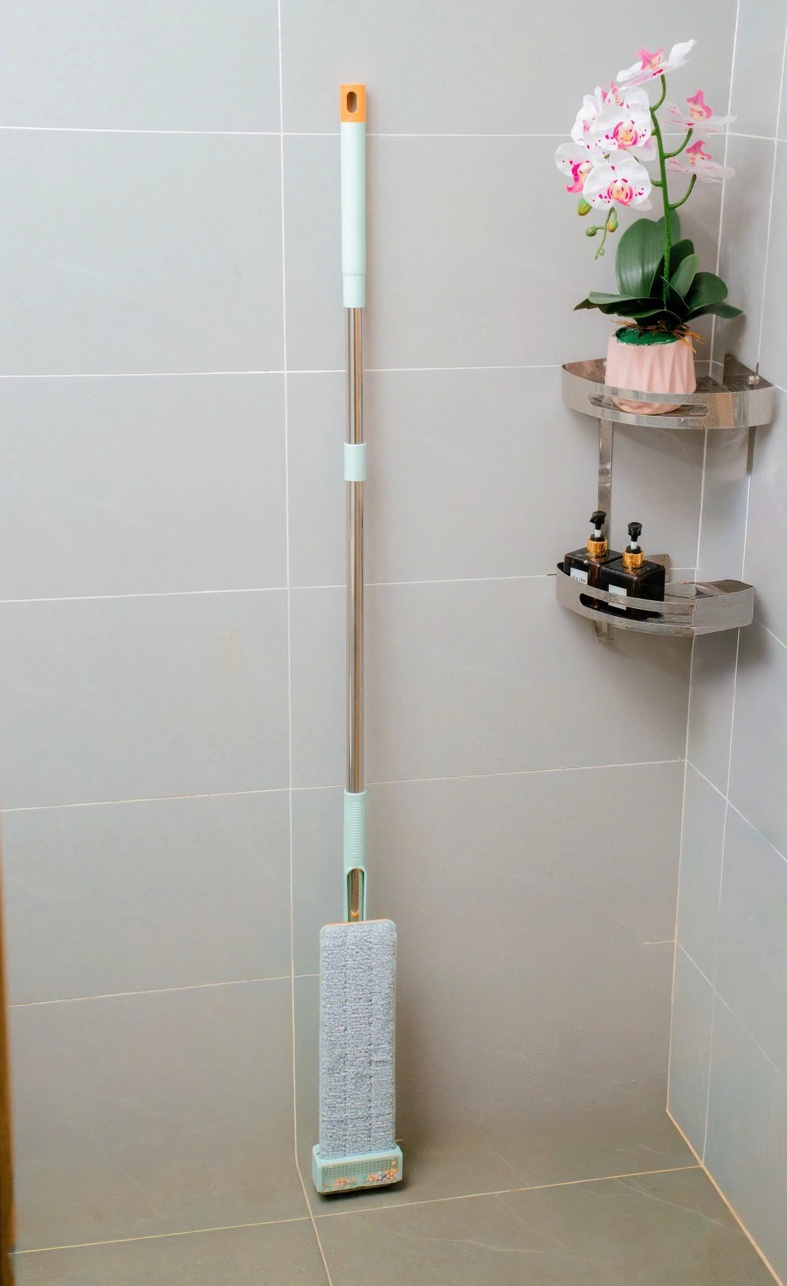 Cây Lau Nhà Tự Vắt Chữ Nhật Kaiyo Màu Xanh Mint