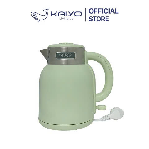 Ấm Siêu Tốc 2 Lớp Cool Touch 1,5L Kaiyo Màu Xanh Mint