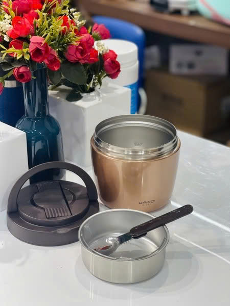 Cặp Lồng Giữ Nhiệt KAIYO 1000ML - Màu Đồng