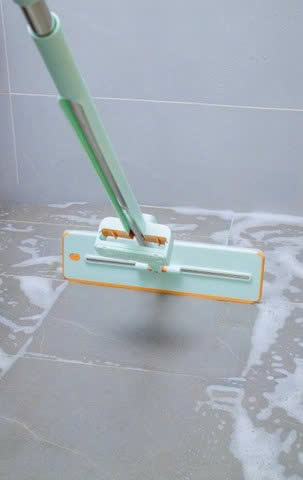 Cây Lau Nhà Tự Vắt Chữ Nhật Kaiyo Màu Xanh Mint