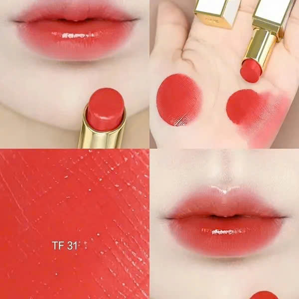 Son Tom Ford Ultra-Shine Lip Color 31 ILE D'amour Màu Đỏ Hồng Đào 3.3g