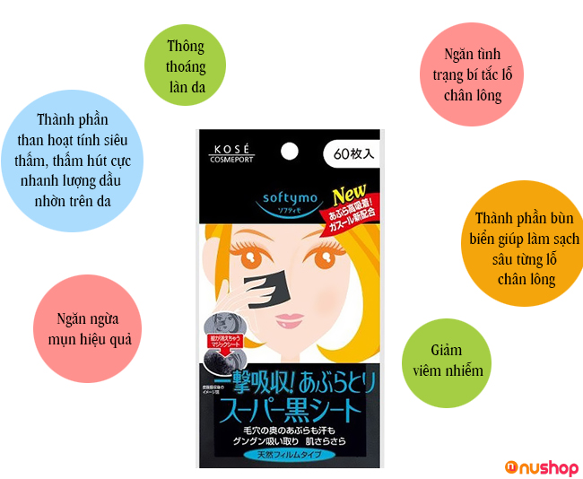 Giấy thấm dầu Kose