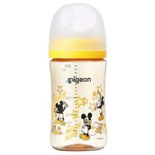 Bình Sữa Pigeon Cổ Rộng 240Ml Hình Ngôi Sao